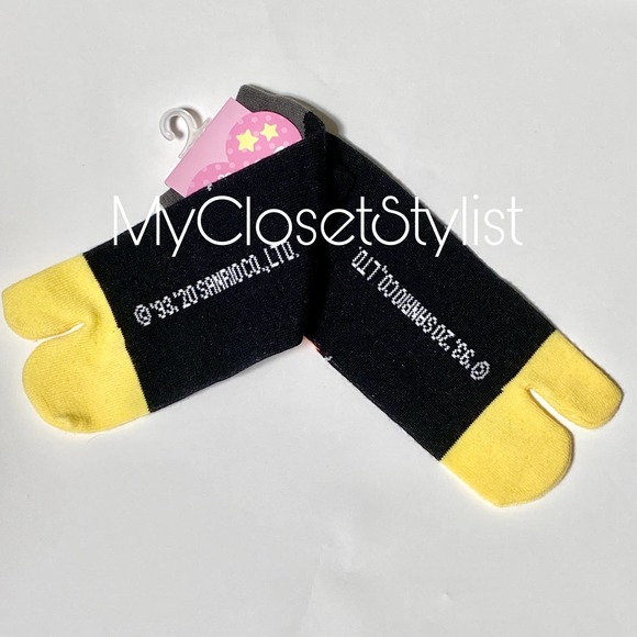 BADTZ MARU Sanrio Penguin Black Socks NEW! From Japan Collectible RARE nwt anime - Picture 2 of 5